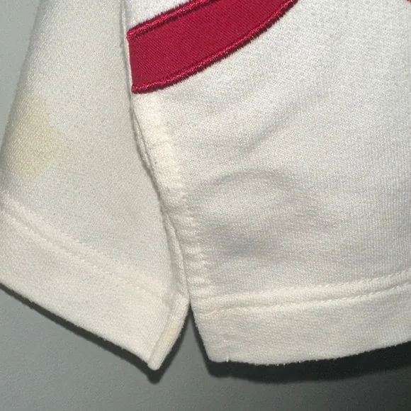 Alfred Dunner White and Red long  Sleeve  pullover  L petite VTG red bow - Picture 9 of 15